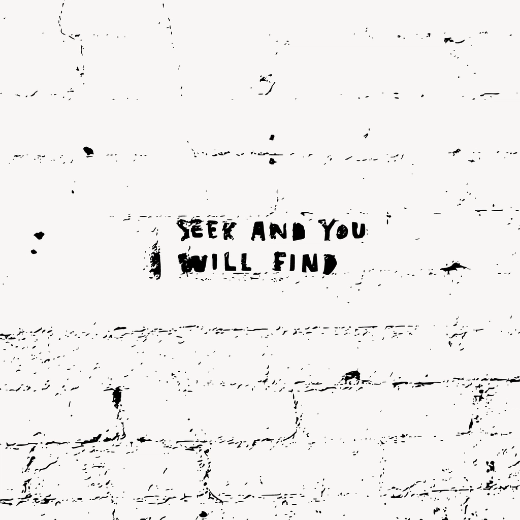Motivational quote clipart, seek and