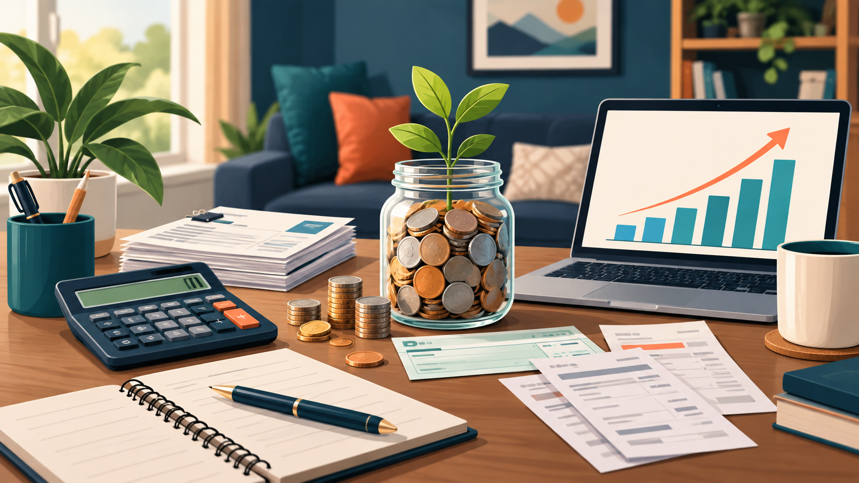Home budgeting and savings tools